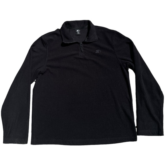 Black Starter Zip up Sweater (M) - Picture 1 of 6